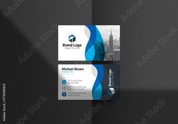 Fototapeta Business Card Template
