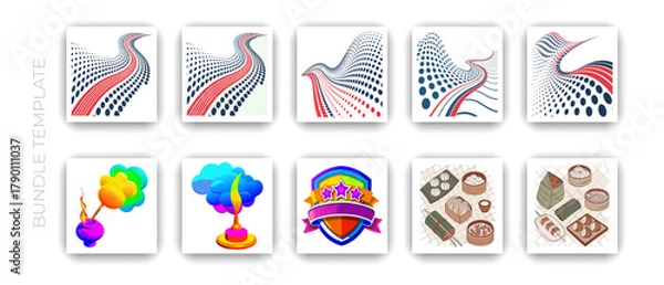 Obraz Colorful Ceramic Cup Collection