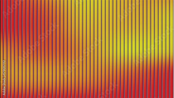 Fototapeta Gradient glass ripple pattern, teal navy luminous blur, vertical reeded texture, smooth abstract distortion, futuristic reflective flowing design.