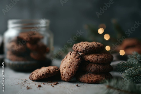 Obraz chocolate chip cookies