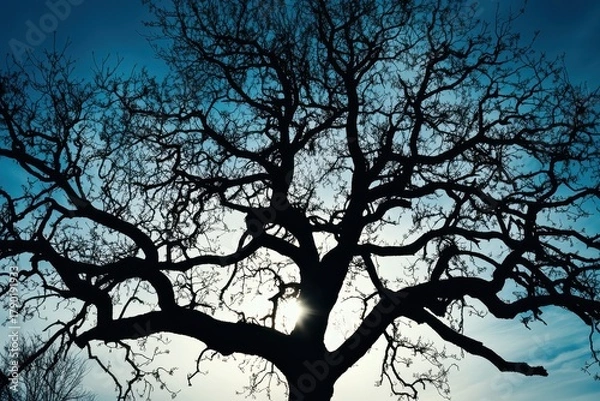 Obraz Silhouette of tree