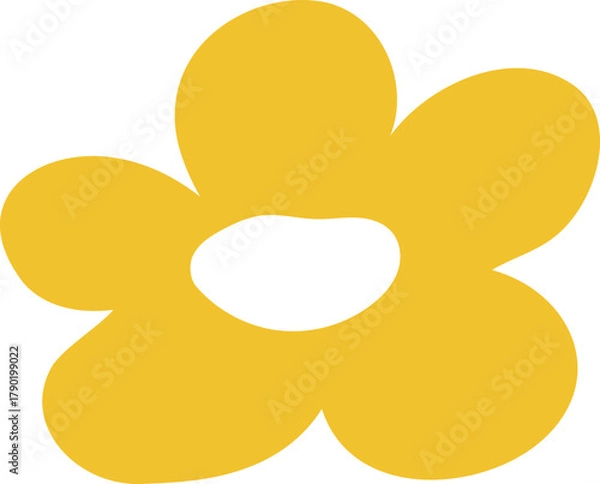 Obraz Yellow Abstract Flower