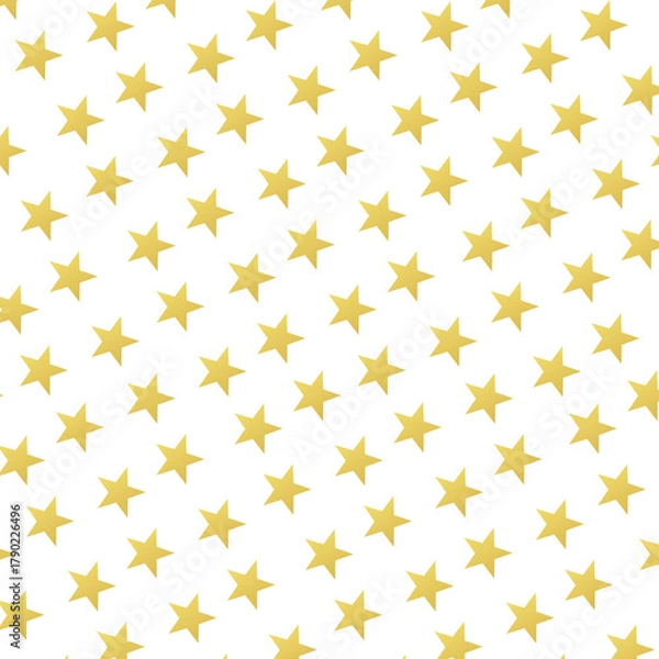 Fototapeta Abstract gold star pattern background