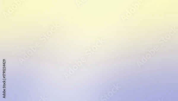 Fototapeta Abstract background light yellow and blue gradient wall with calm and dreamy tone