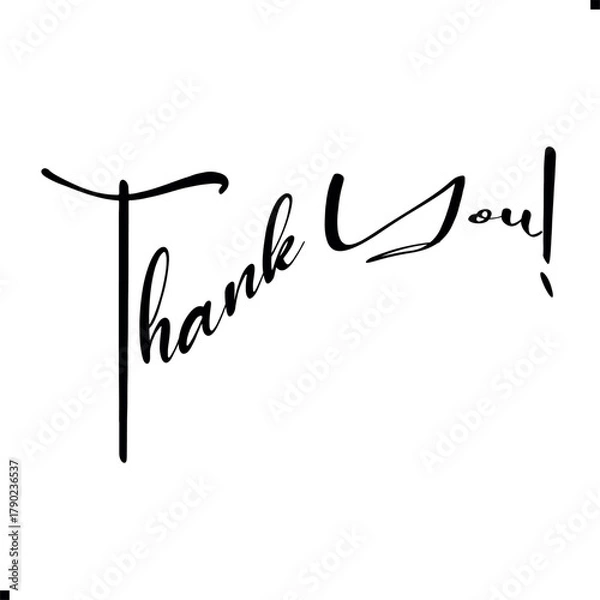 Fototapeta Thank You for Your Order Vector Design | Creative Graphic Template. Minimal “Thank You for Your Order” Vector Art. Elegant Thank You for Your Order Illustration. Creative Thank You for Your Order