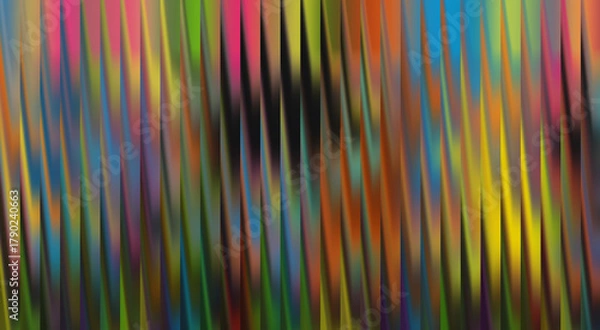 Fototapeta Abstract colorful vertical lines create a vibrant visual feast