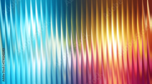 Fototapeta A vibrant abstract background that is a radiant display of color and light 