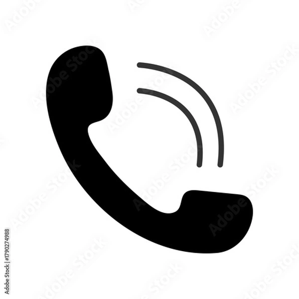 Fototapeta Phone call icon, Telephone symbol