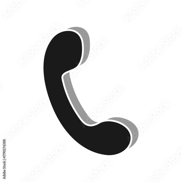 Fototapeta Phone call icon, Telephone symbol
