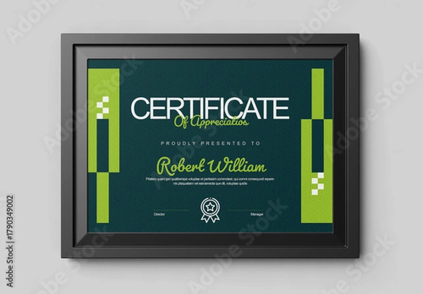 Fototapeta Certificate Template