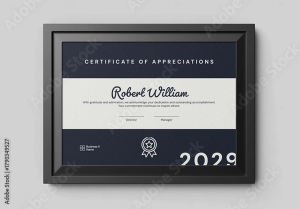 Fototapeta Modern Certificate Layout