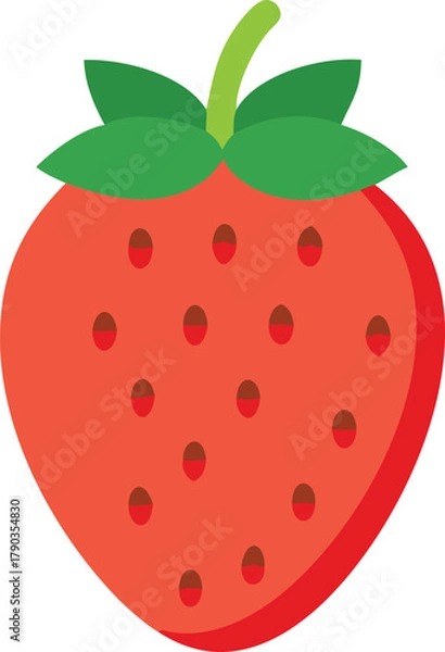 Fototapeta strawberry vector art
