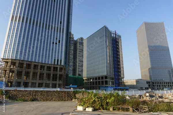 Obraz Construction Site, Common Modern Building