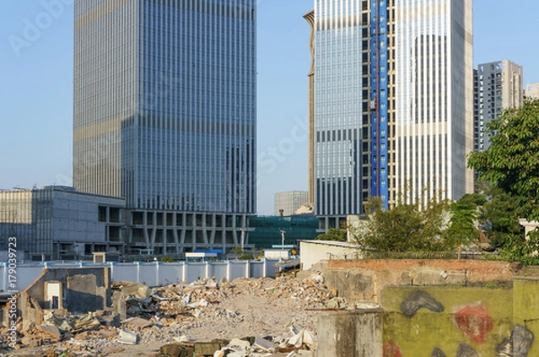 Obraz Construction Site, Common Modern Building