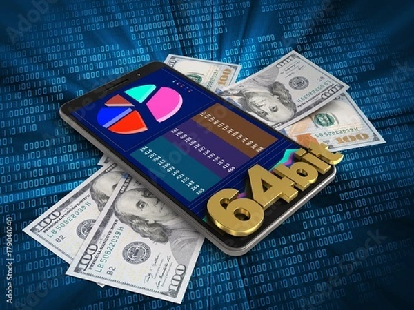 Fototapeta 3d banknotes