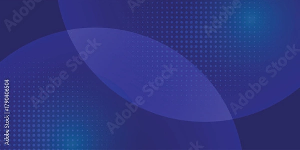 Fototapeta Gradient blue background with halftone vector design eps10