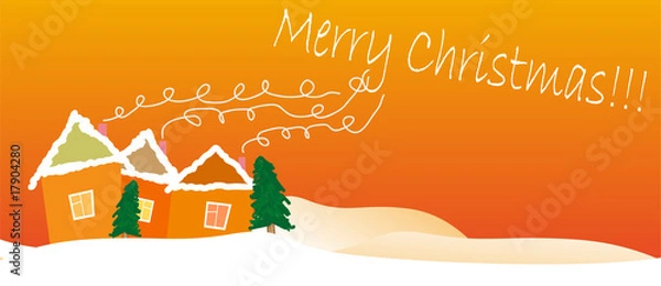 Obraz Frame with house