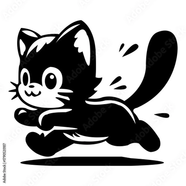 Fototapeta Cat Vector Silhouette 24