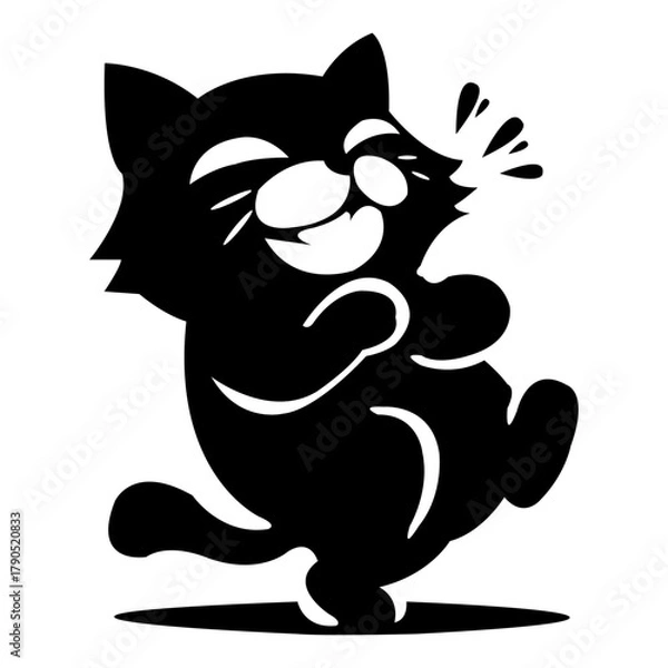 Obraz Cat Vector Silhouette 39