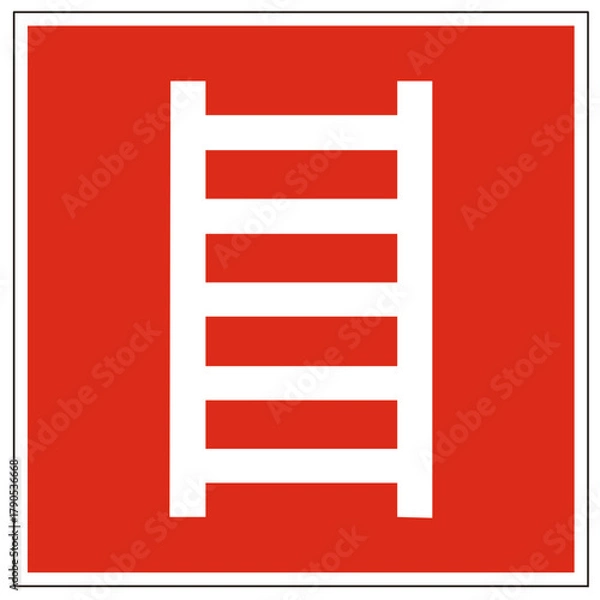 Fototapeta Emergency Exit Ladder