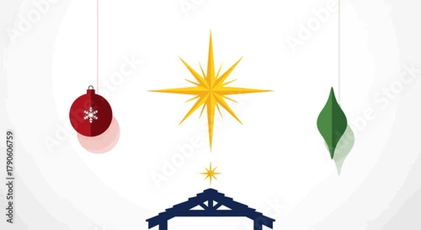 Obraz christmas tree decoration