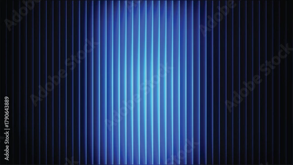 Obraz Vibrant blue light rays creating abstract vertical lines pattern