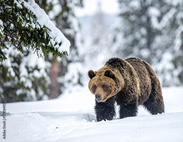 Obraz orso bruno Trentino 