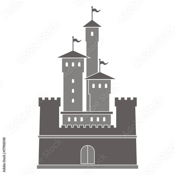 Fototapeta Fortress Vector Illustration