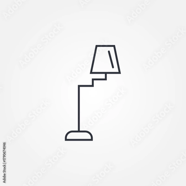 Fototapeta swing arm lamp icon symbol illustration vector eps10 logo template design pattern seamless bright minimal design flat design realistic style simple design modern design