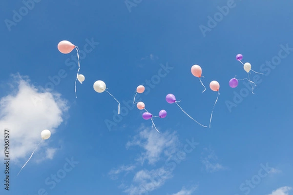 Obraz Ballons im Himmel