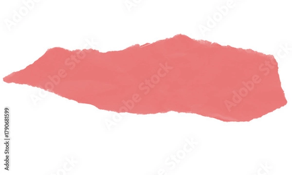 Fototapeta Coral Pink Torn Paper Texture Background for Design and Collage