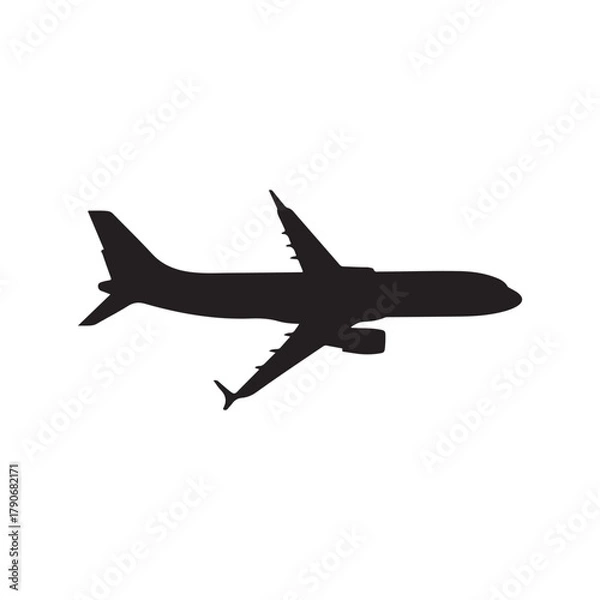 Obraz vector illustration of a plane. vector eps 10