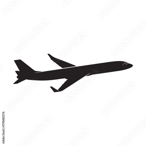 Fototapeta vector illustration of a plane. vector eps 10