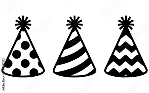 Fototapeta party hats