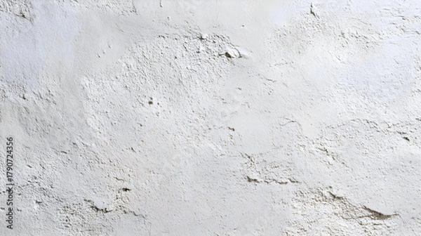 Fototapeta Textured white plaster wall