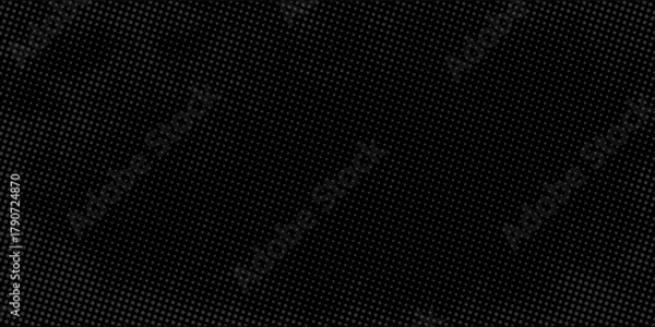 Obraz Dark Mode Halftone Dot Abstract Background