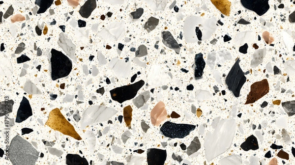 Fototapeta Terrazzo stone texture