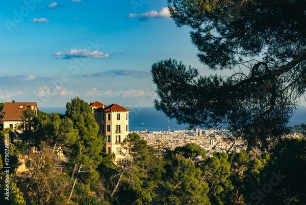 Obraz view over Barcelona
