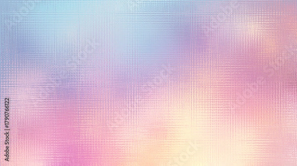 Obraz Soft Pastel Gradient with Subtle Grid Texture