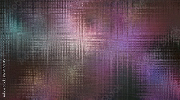 Obraz Abstract Blurred Grid Texture with Purple and Blue Gradient