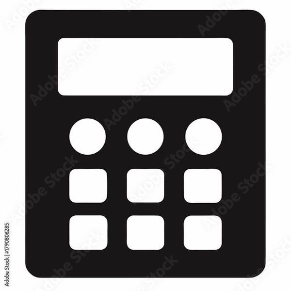 Fototapeta vector calculator icon