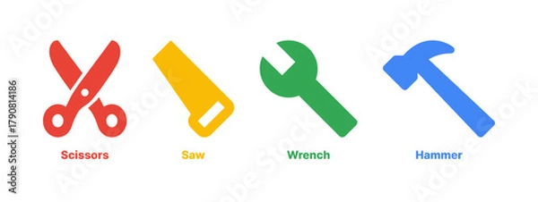 Obraz Tool and Equipment Icons