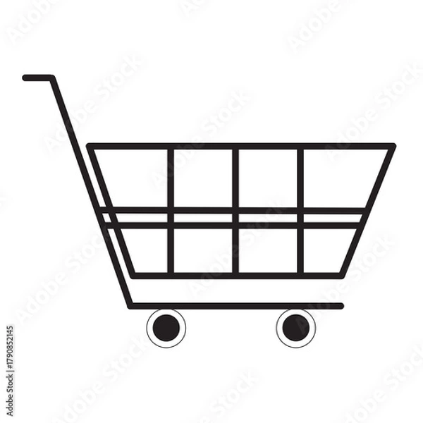Obraz shopping cart icon