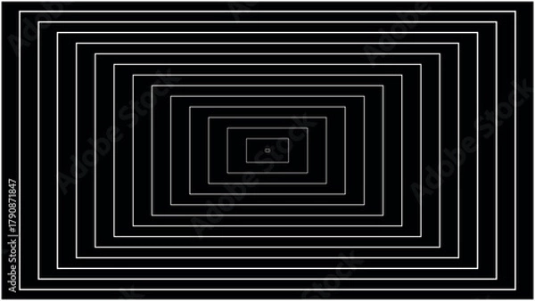 Fototapeta Geometric Square Line Pattern Background, Modern Abstract Design