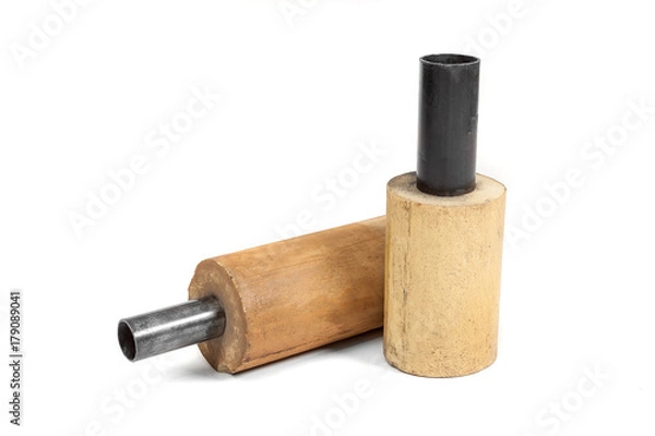 Fototapeta Several pipes with isolation