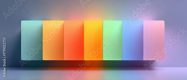 Fototapeta Pastel gradient background,colorful abstract background