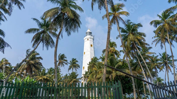 Fototapeta Dondra Lighthouse in Sri Lanka