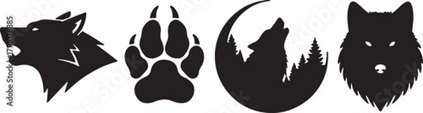 Obraz Artistic fox illustration in multiple colors