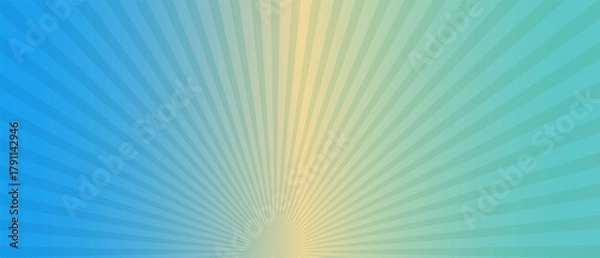 Obraz Abstract Green and Blue Line are background