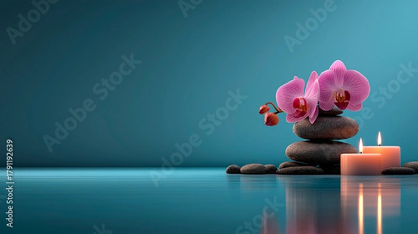 Obraz Minimal spa background with copy space